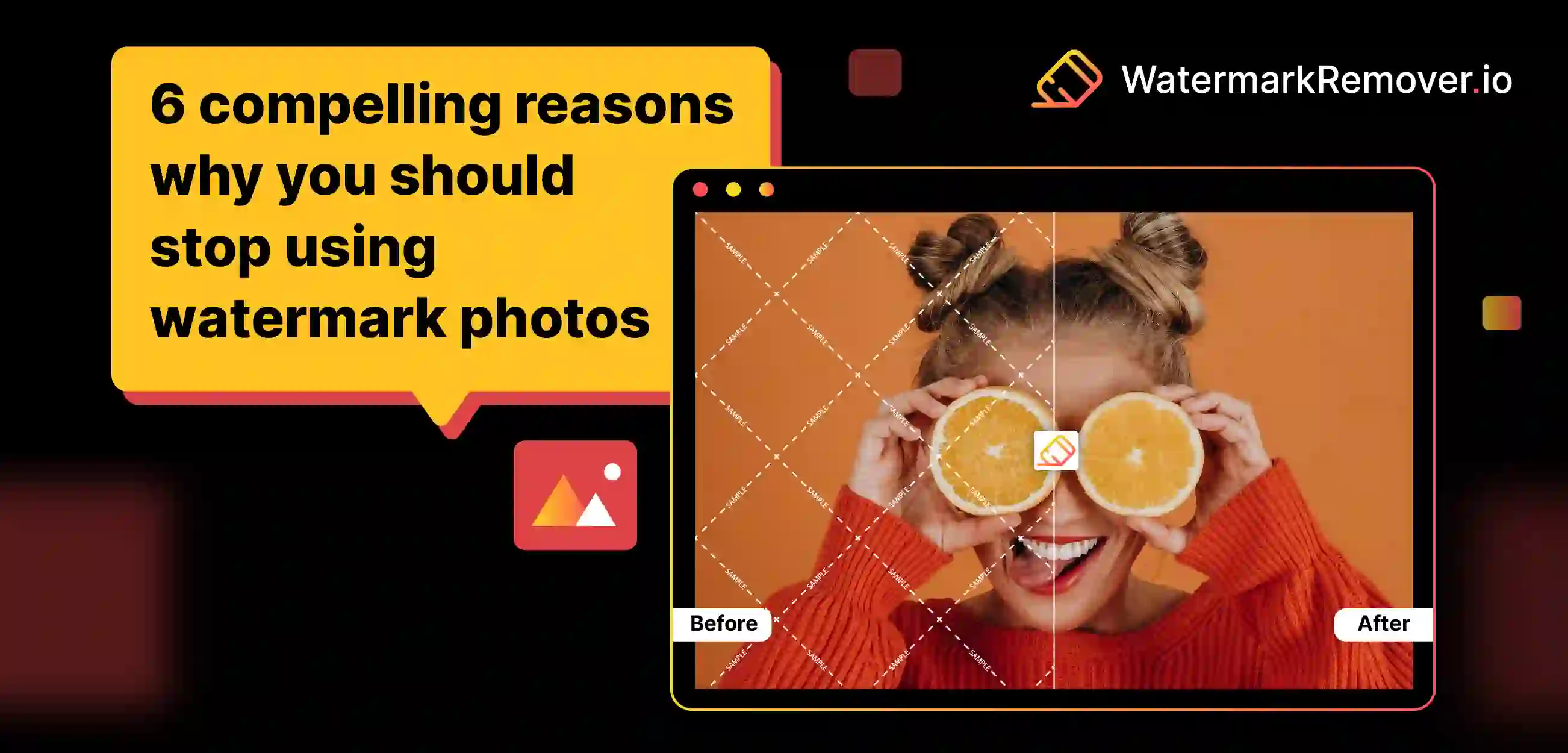 Reasons why you should stop using watermark photos
