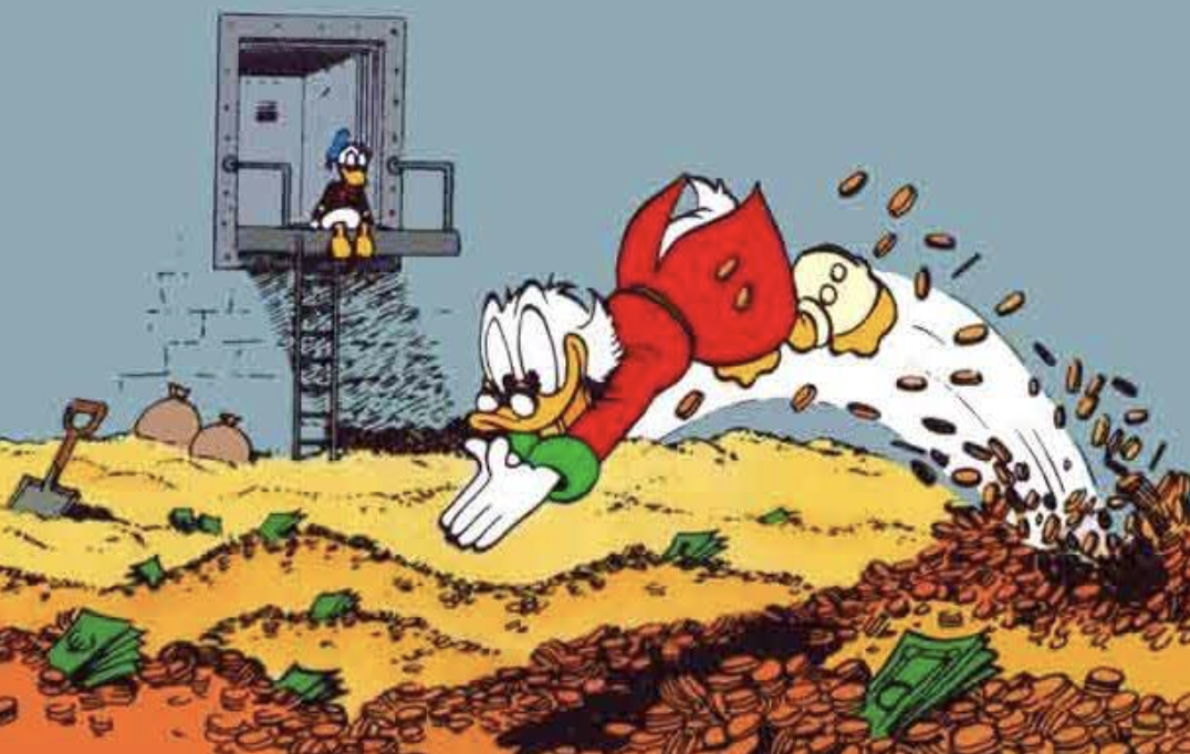 Скрудж макдак купается в деньгах картинки