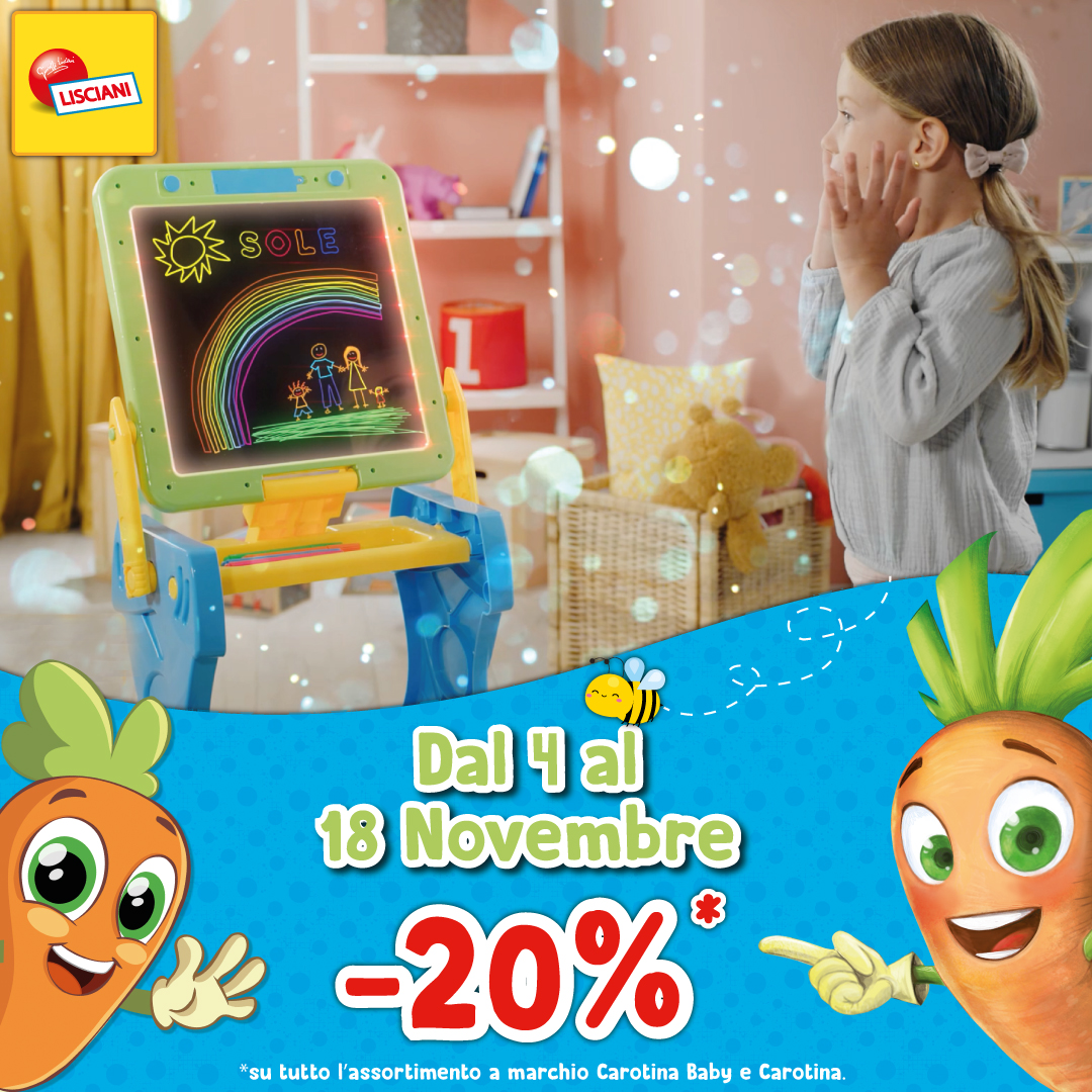 Lisciani Jeu éducatif de vocabulaire Carotina la grande