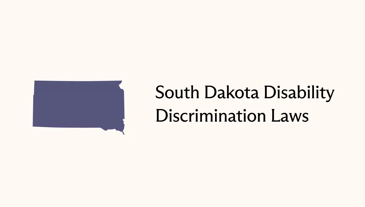 South Dakota Disability Discrimination Laws Disclo Resource