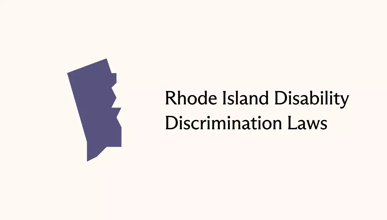 Rhode Island Disability Discrimination Laws | Disclo Resource