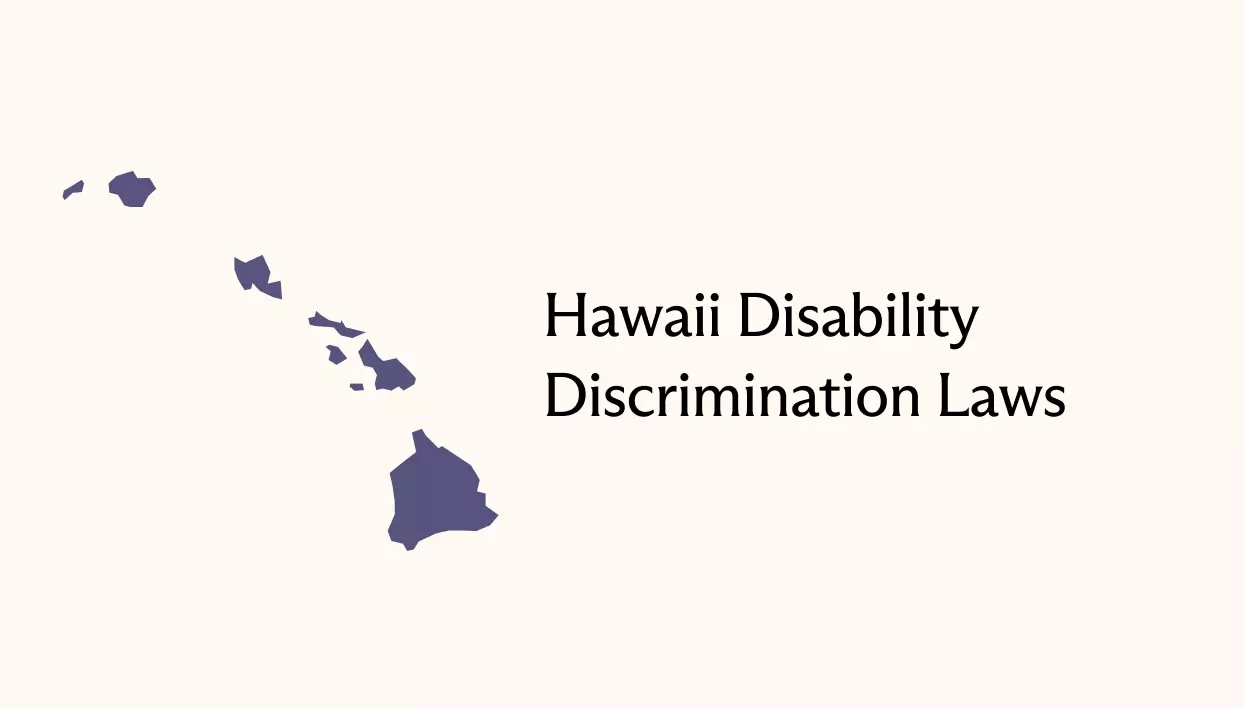 Hawaii Disability Discrimination Laws Disclo Resource