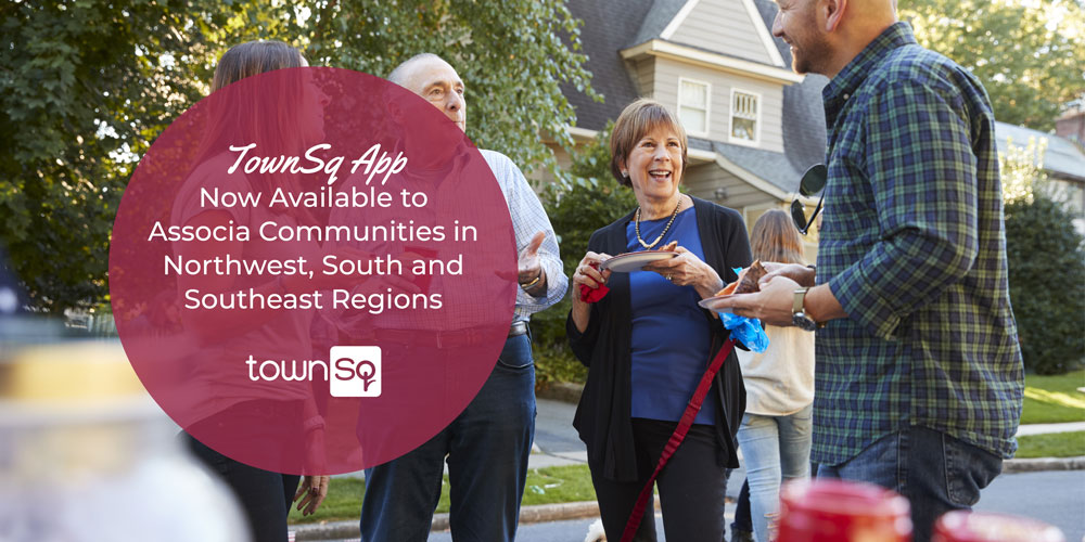 TownSq App Now Available to Associa Communities in Northwest, South and  Southeast Regions