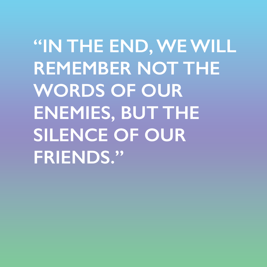 Positive, powerful change begins with all of us