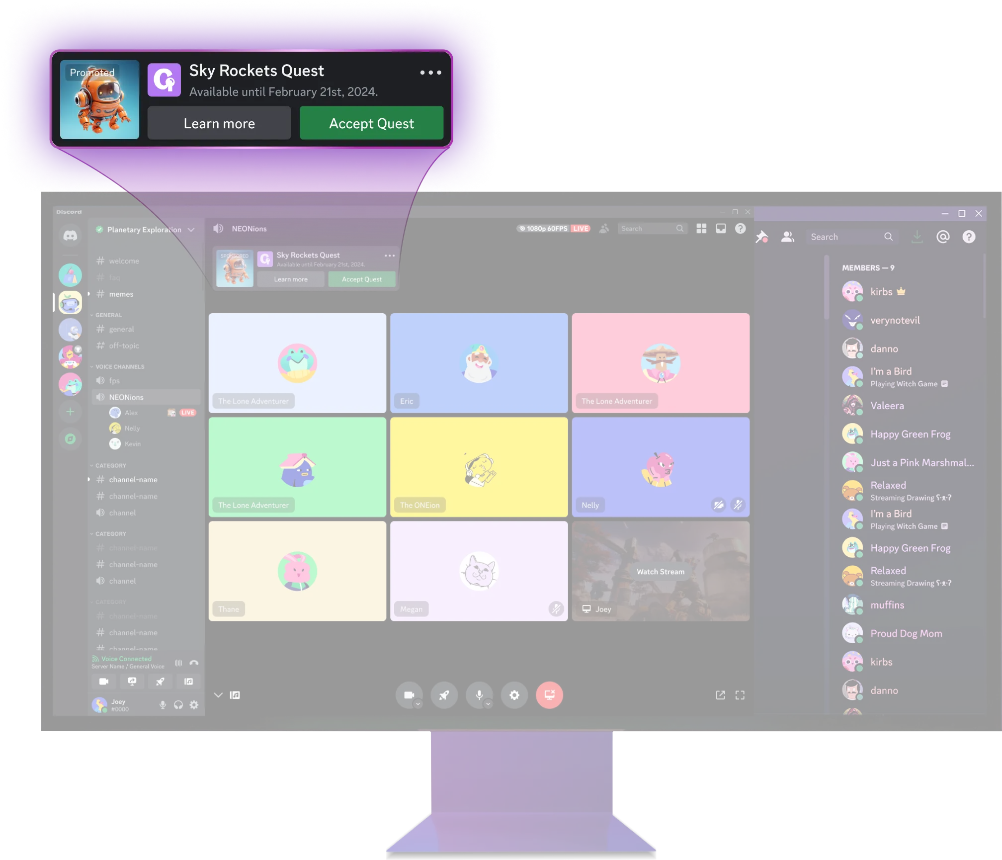 Discord quests get your game where players play