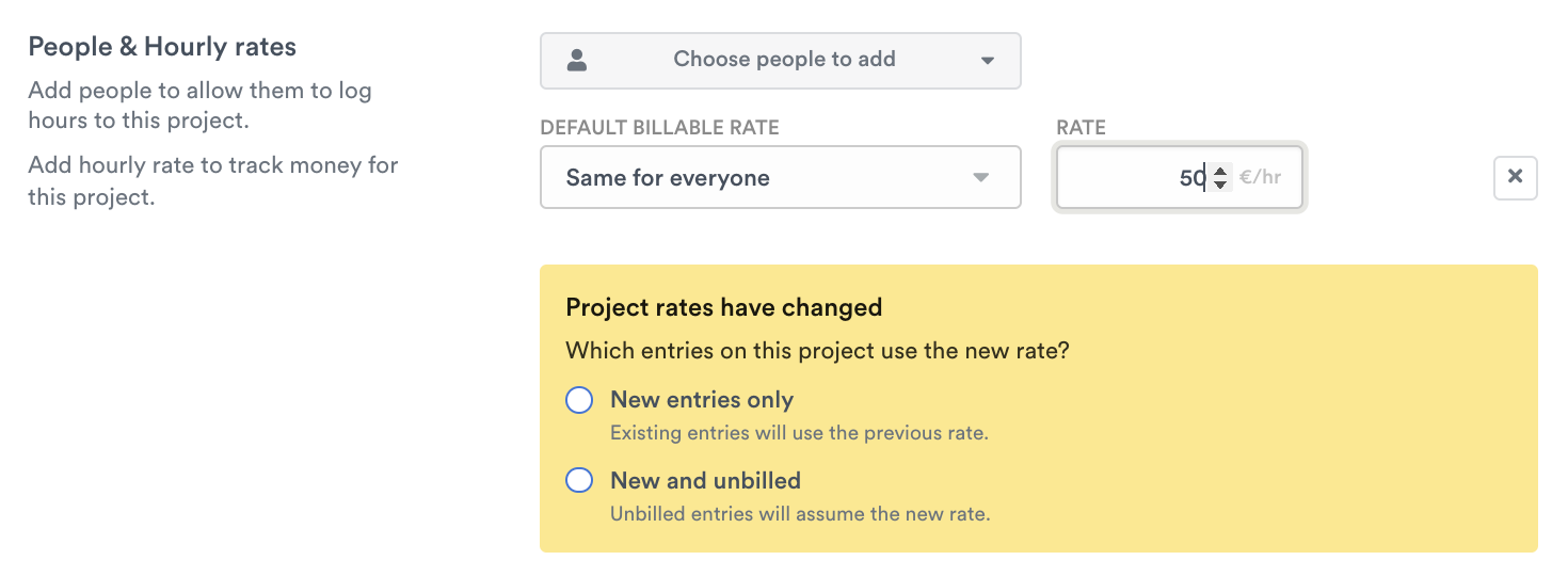 Historic rates, Tasks tweaks and new awards