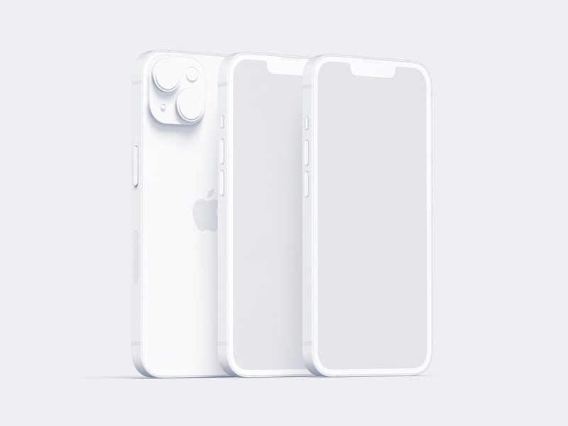 Clay iPhone 14 Mockup