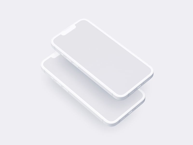 Clay iPhone 14 Mockup