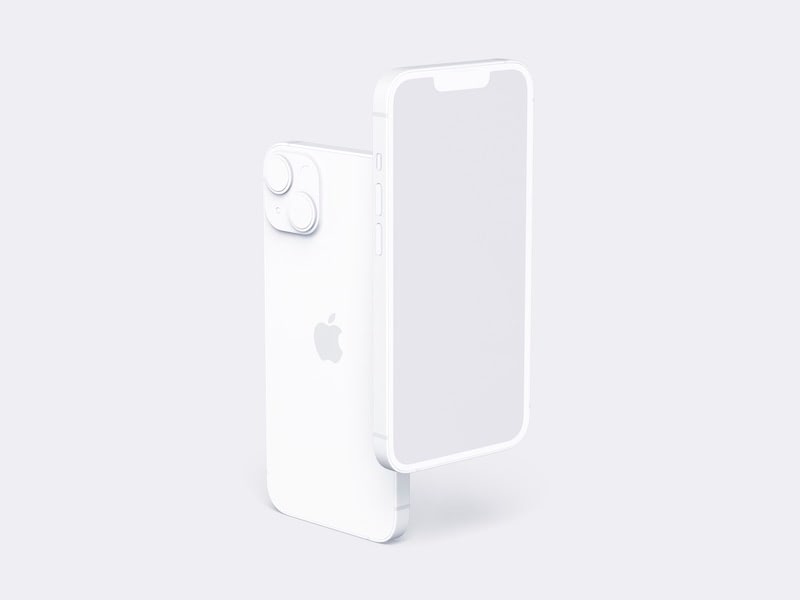 Clay iPhone 14 Mockup