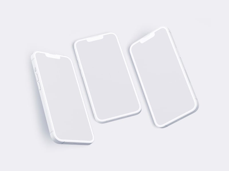 Clay iPhone 14 Mockup