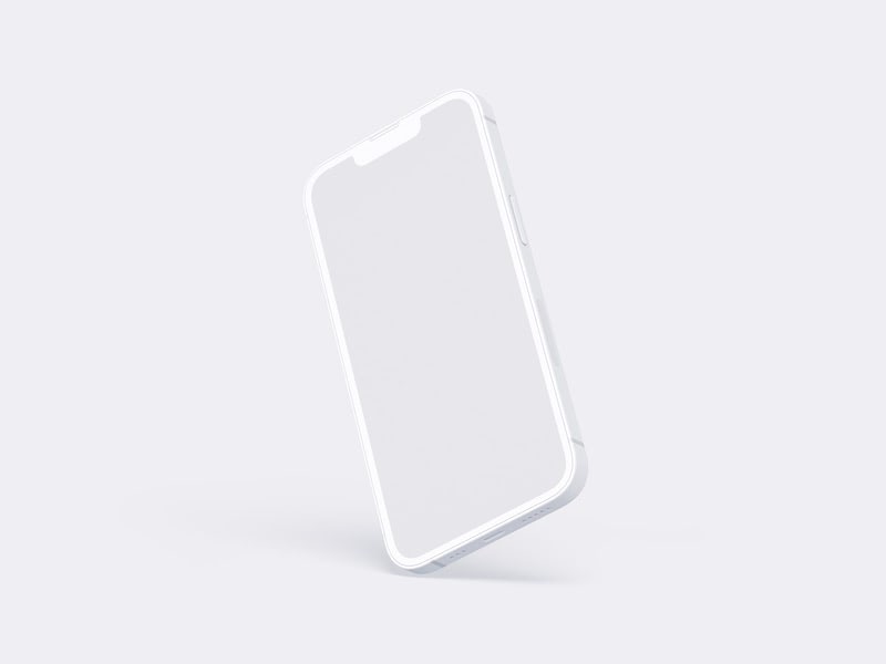 Clay iPhone 14 Mockup