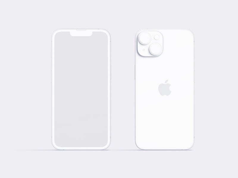 Clay iPhone 14 Mockup