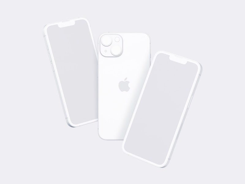Clay iPhone 14 Mockup