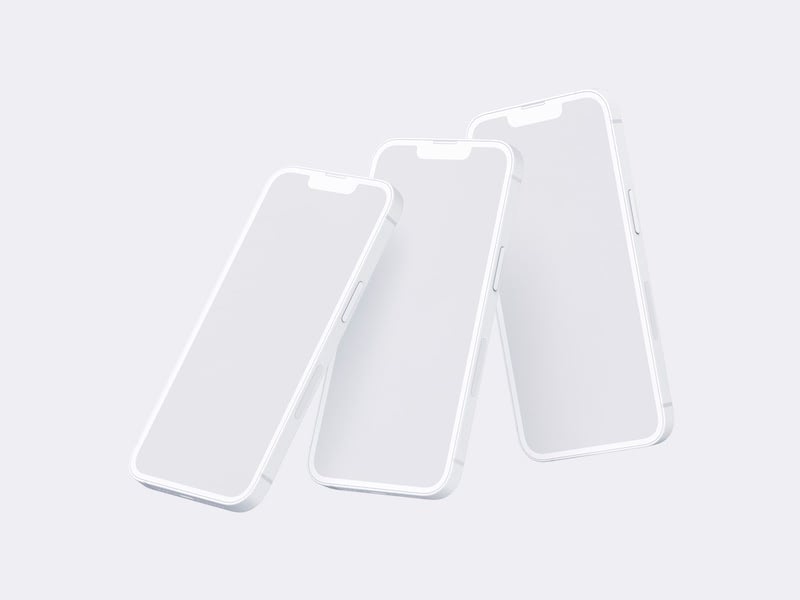 Clay iPhone 14 Mockup
