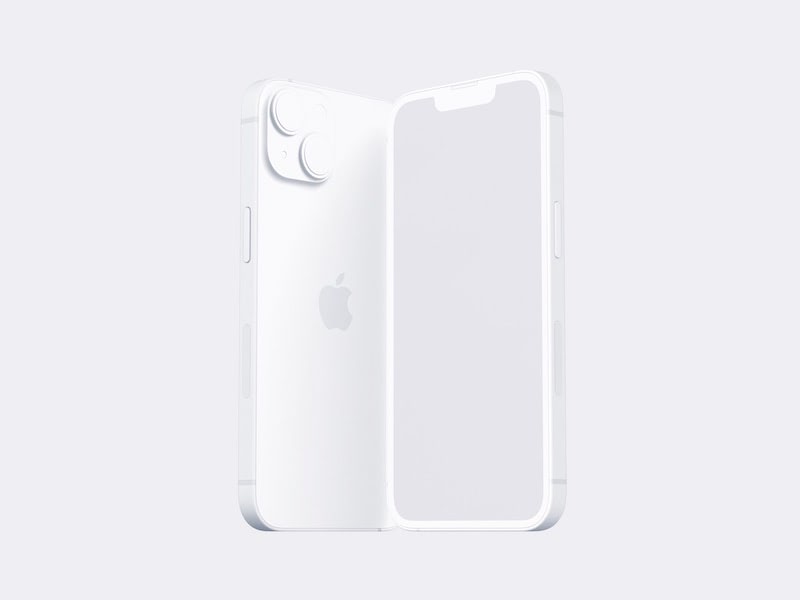 Clay iPhone 14 Mockup