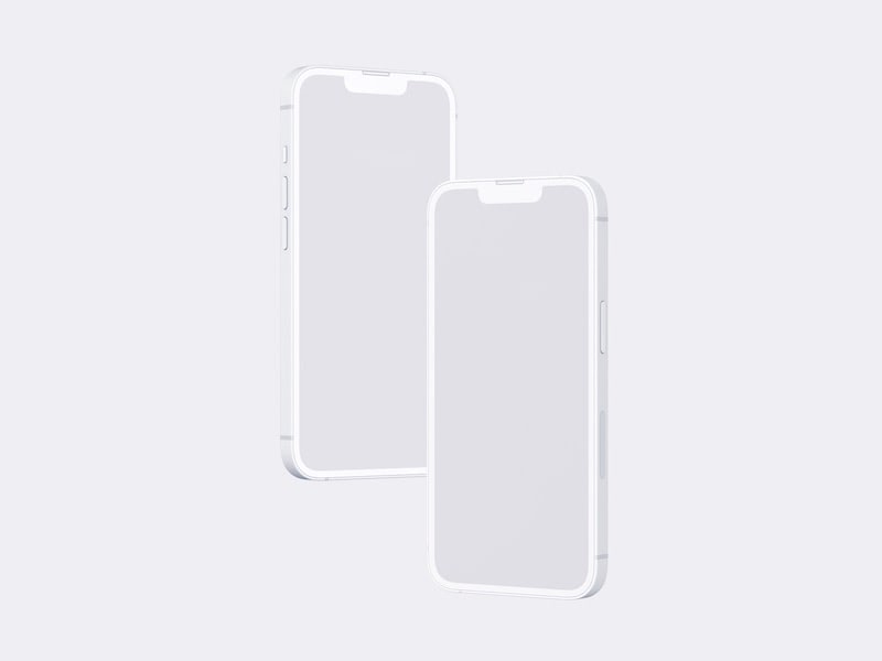 Clay iPhone 14 Mockup