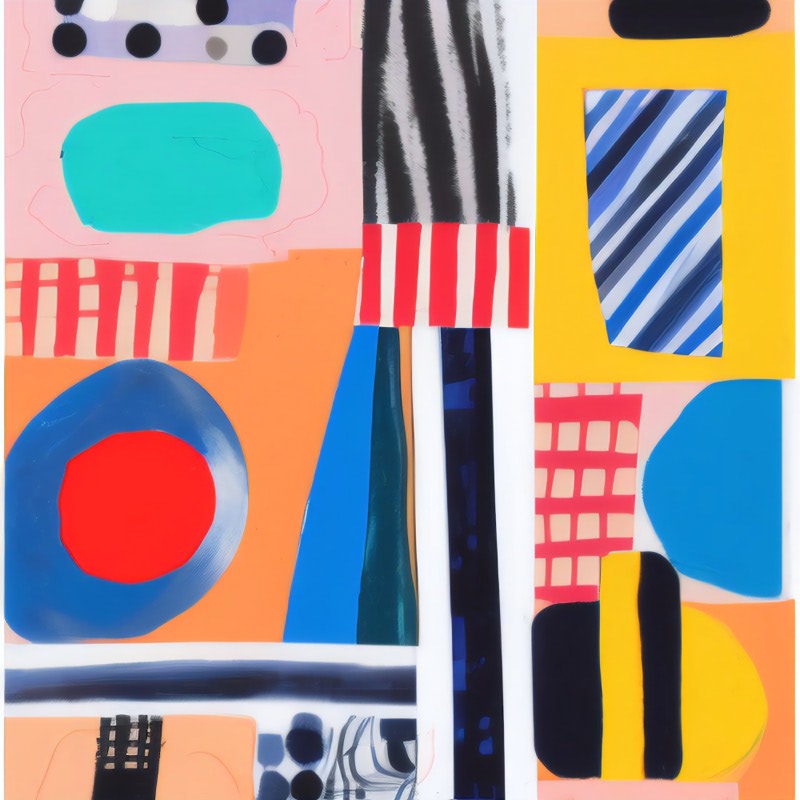 Paper Collage Abstractions