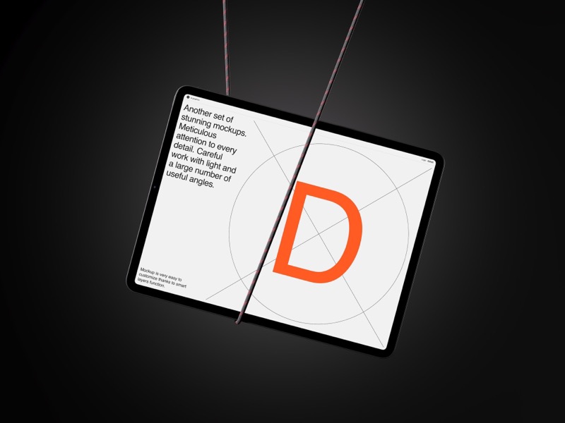 D-Mockups: iPad Pro, Scene 12