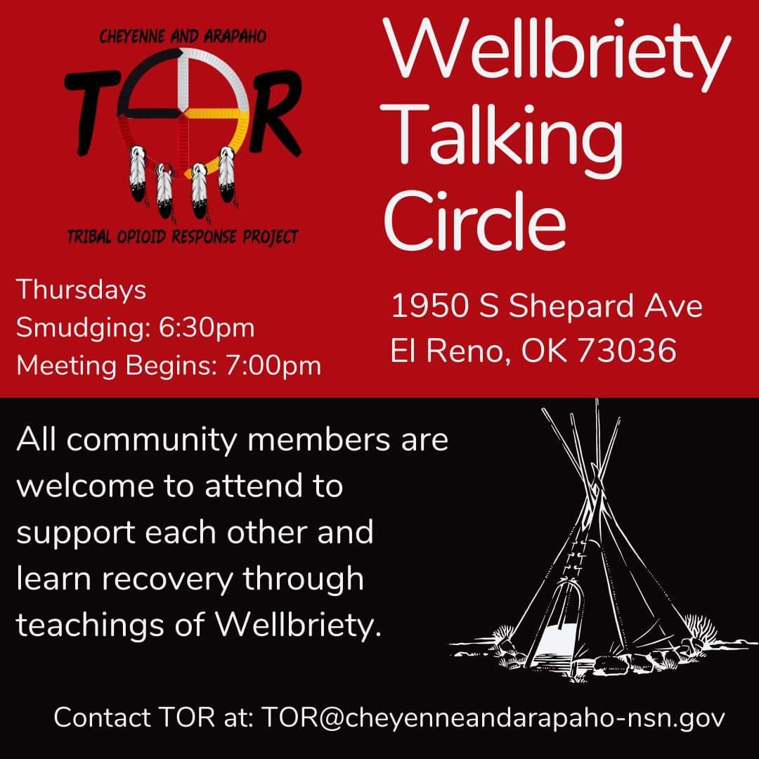 Wellbriety Talking Circles | Cheyenne and Arapaho Tribes
