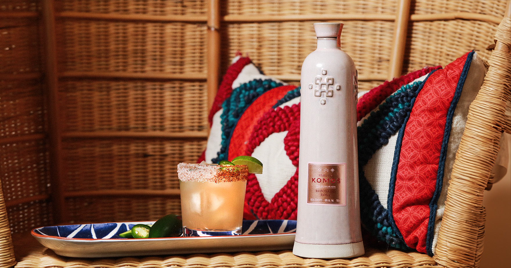 Spicy Tommy’s Pink Margarita Komos Tequila