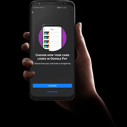 Google Pay screen
