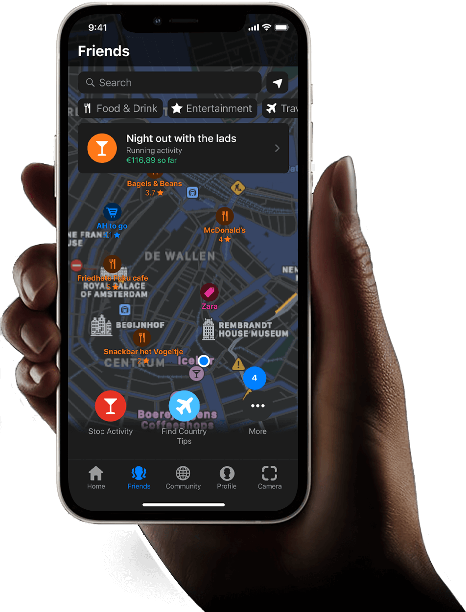 Places screen