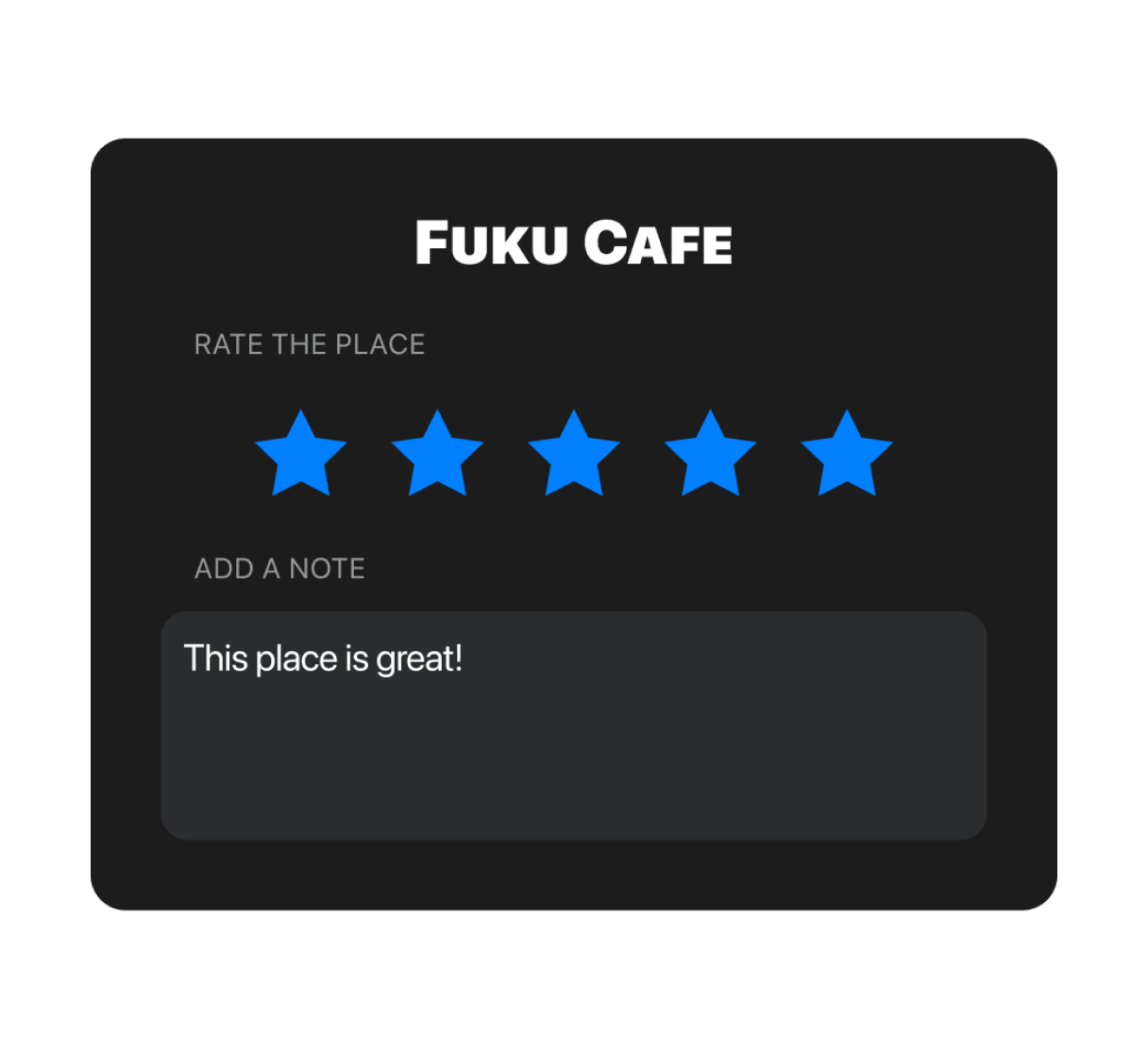 Feature visual