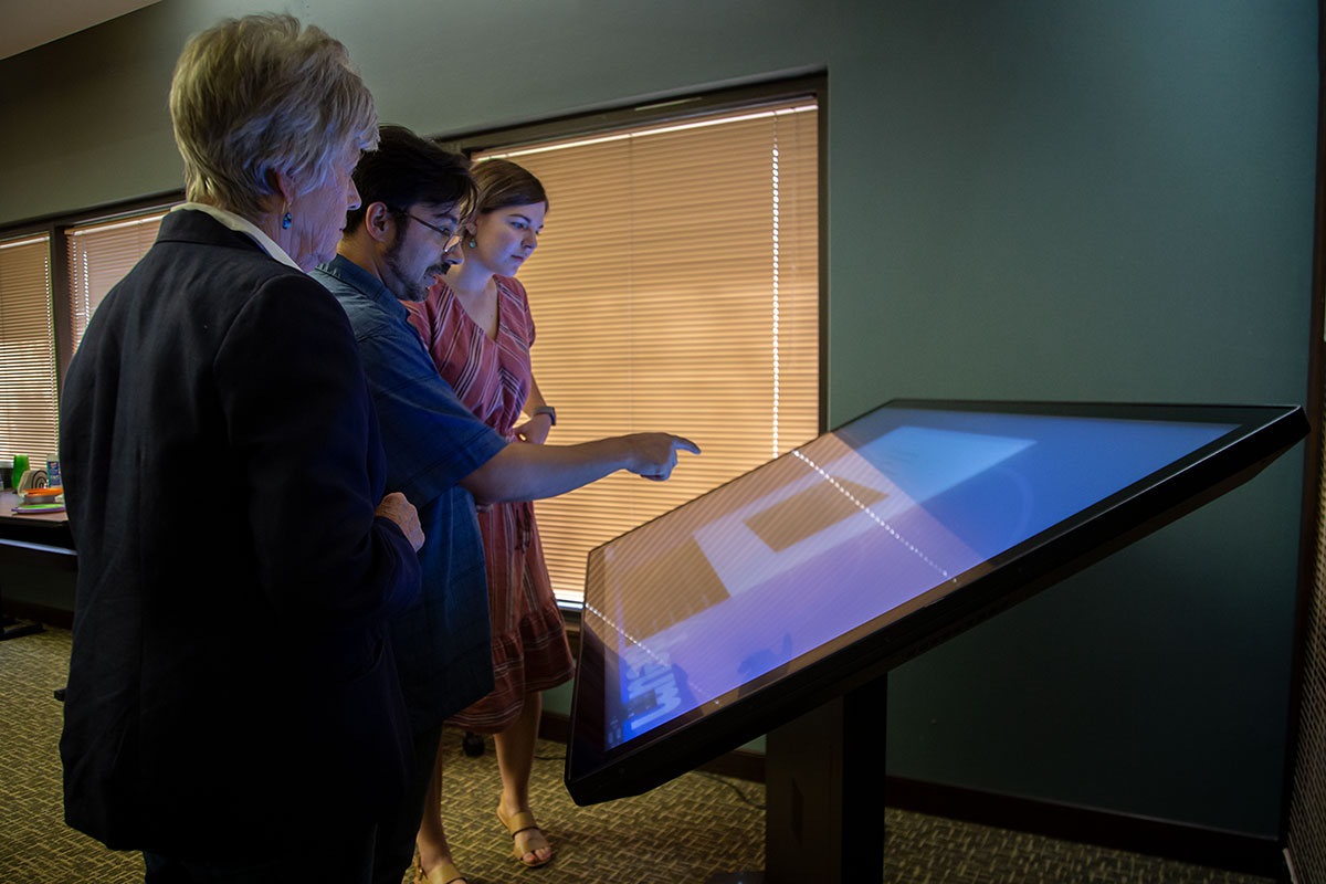 Ideum Donates Multitouch Drafting Table to Sandoval Economic Alliance