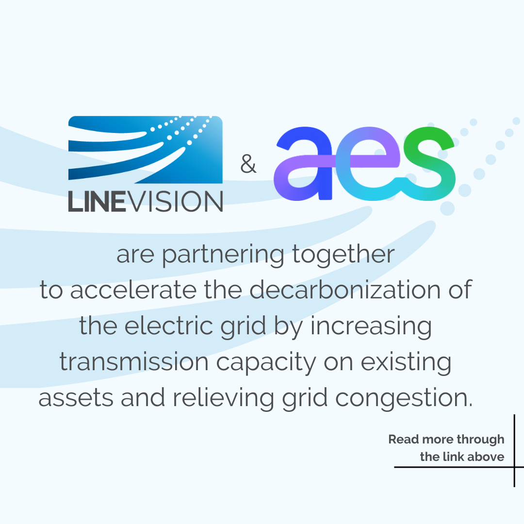 AES and LineVision Partner on Grid Enhancing Technologies Study
