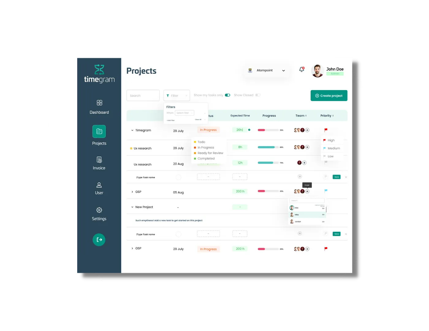 Productivity Management | Hybrid Teams | timegram