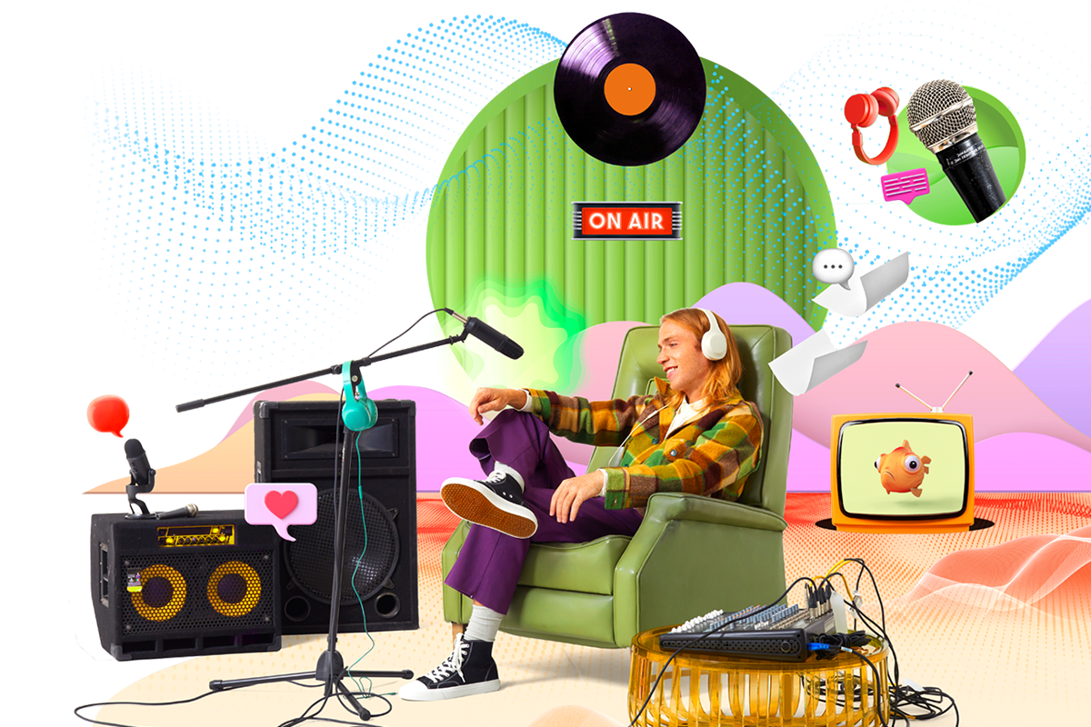 The podcaster