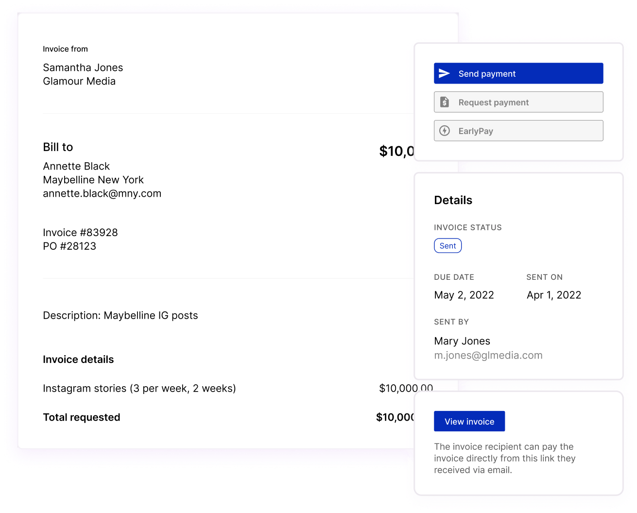Payments and Invoicing Dashboard