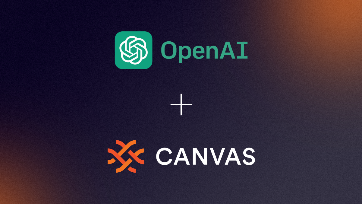 Canvas Announces Integration With OpenAI Introduces Canvas AI Canvas Announces Integration With OpenAI Introduces Canvas AI