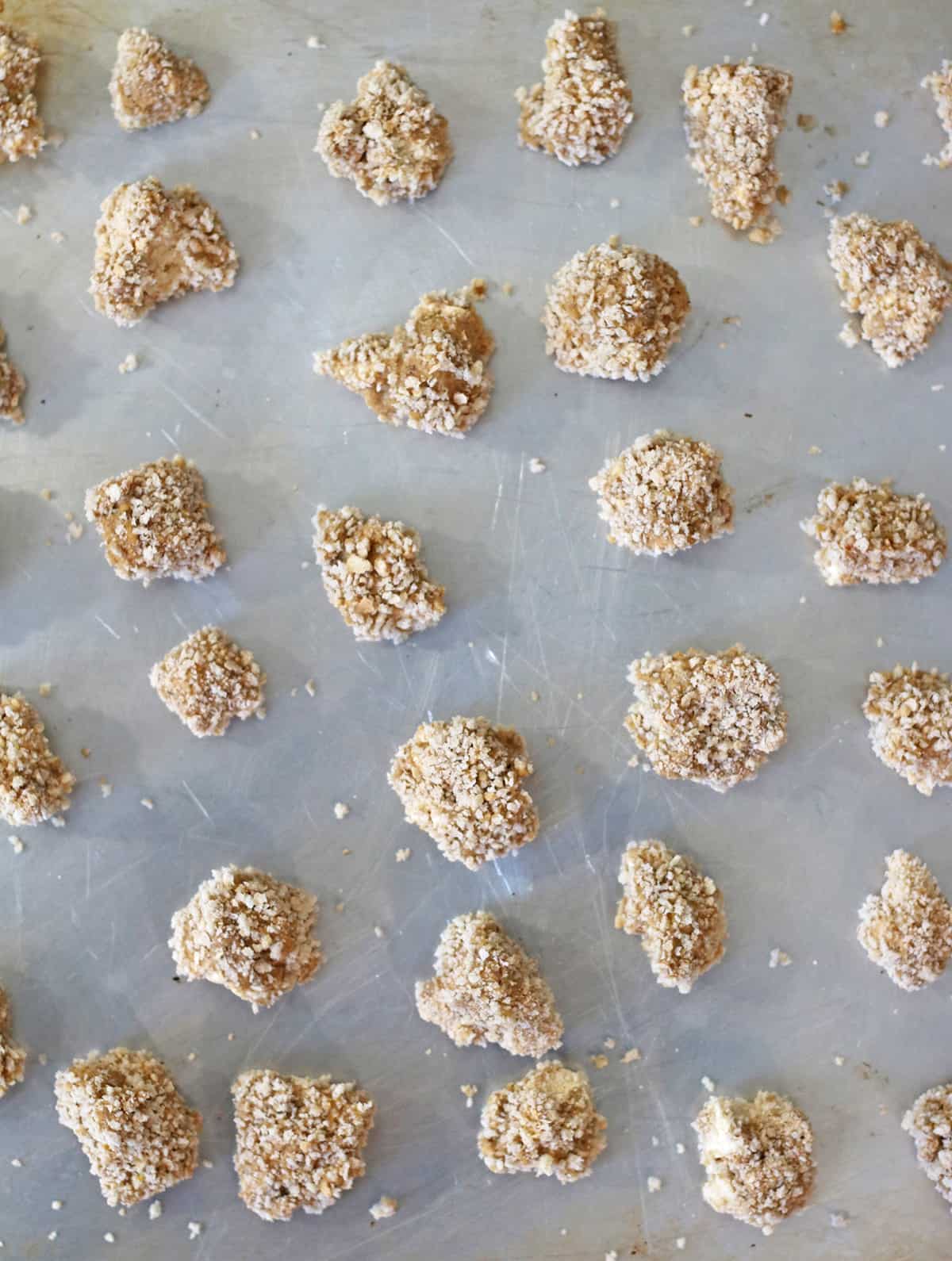 Popcorn Tofu Air Fried or Oven Baked Tofu Nuggets