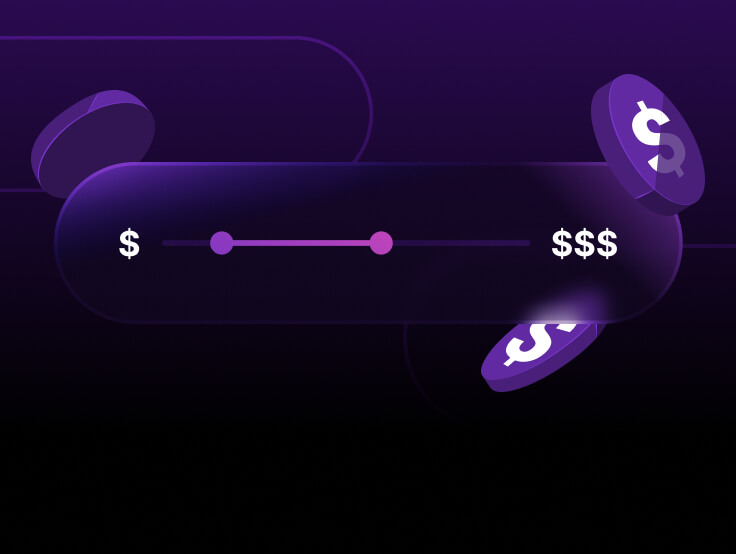 Filter slider which you can set the price range.