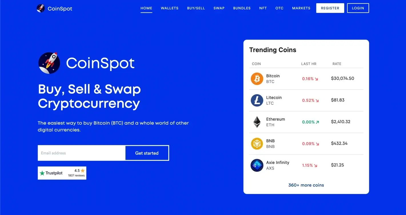 CoinSpot Exchange.
