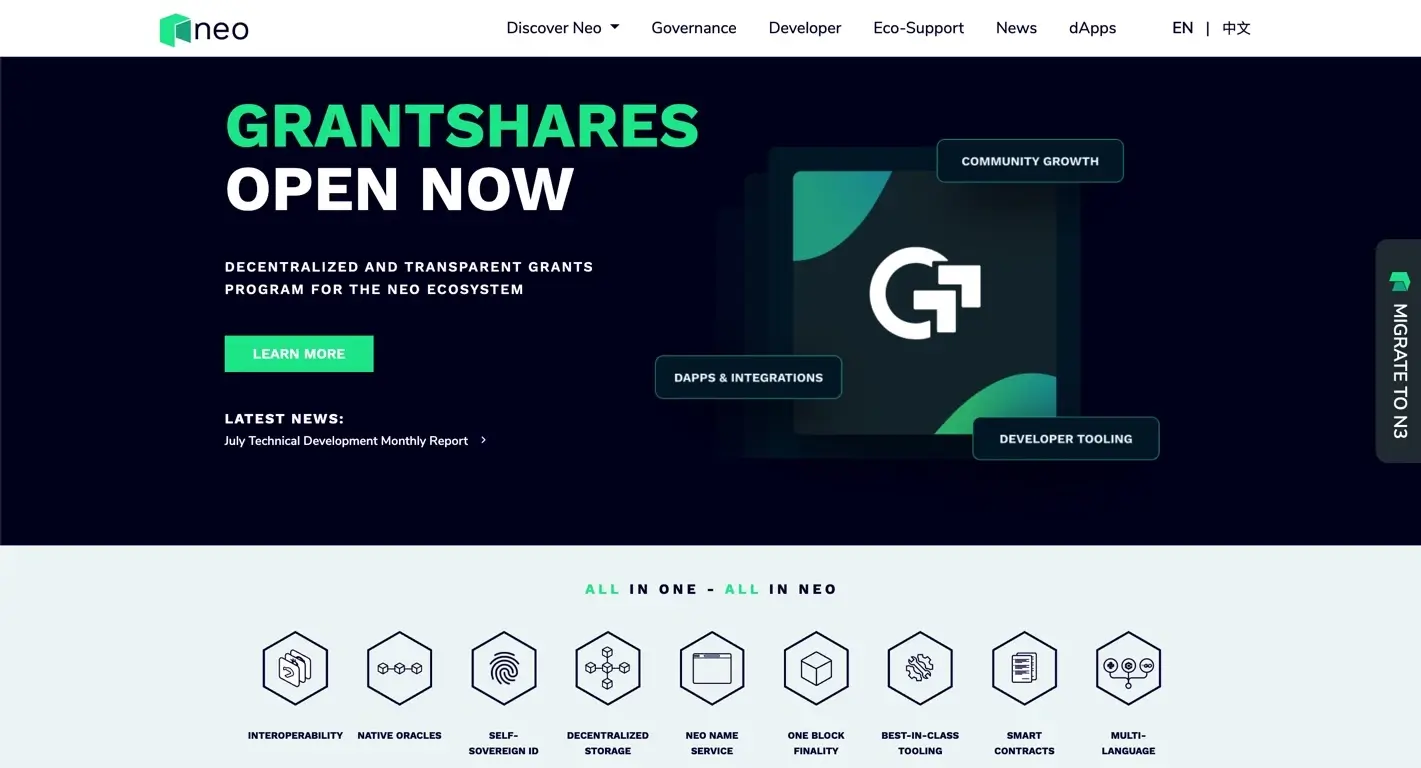 Neo Home Page.