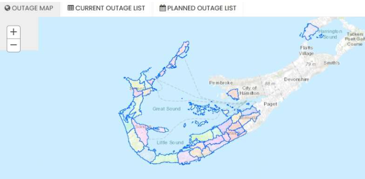 Power has been restored to more than 11,000 properties in the western parishes that were hit by an outage late Saturday night. The blackout, caused by a fault in Belco’s underground transmission network, occurred at about 10.50pm.