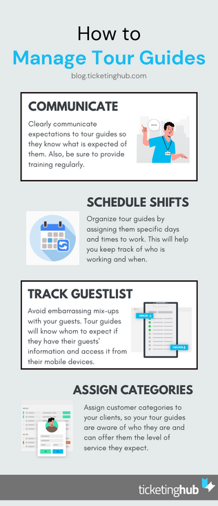 how to manage tour guides