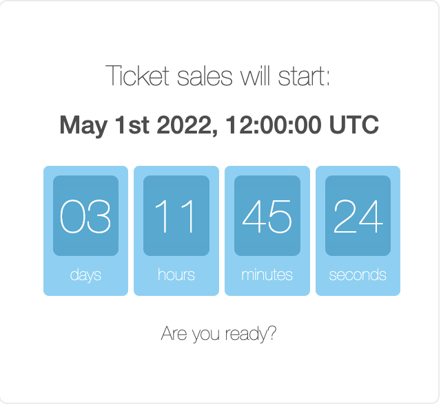 Countdown timer