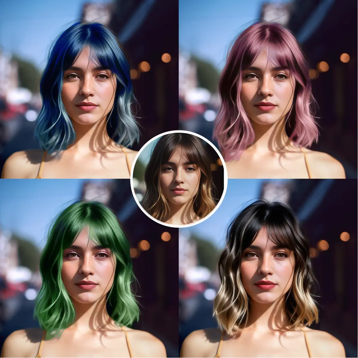 Virtual Hair Color & Style Try On App Facetune