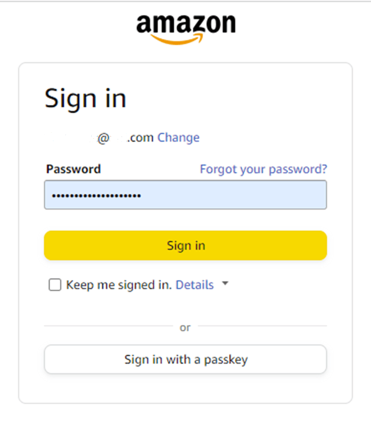Amazon passkeys response to consumer demand with poor implementation