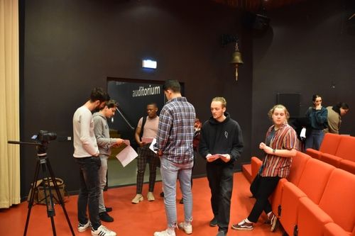 preperations for a shoot