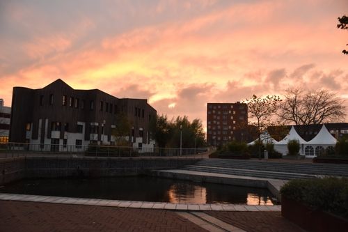 Nhl Stenden in the evening