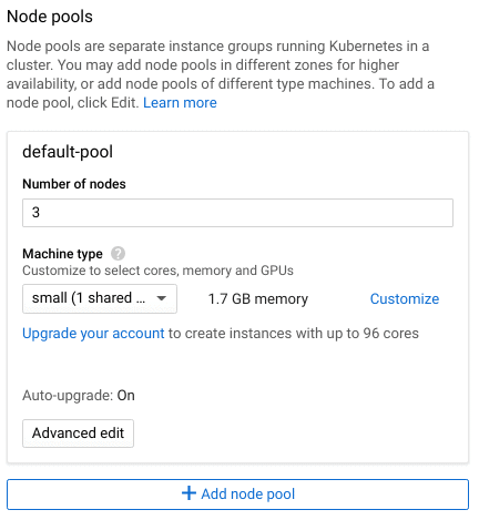 GKE Node Pools