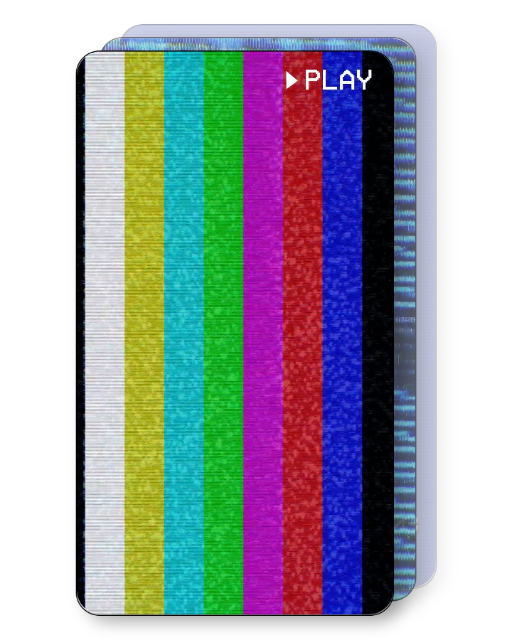 VHS Noise Pack Stock Vertical Video Collection on Packsia