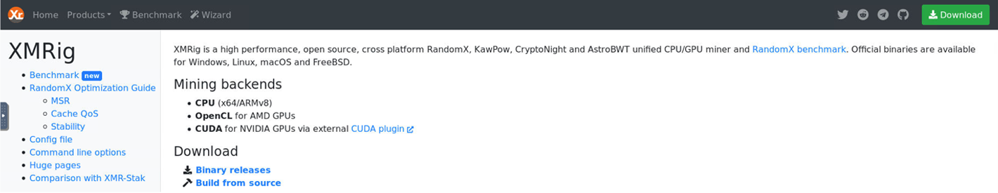 Exploit in the cryptocurrency mining code that used a dangerous Log4j vulnerability CVE-2021-44228