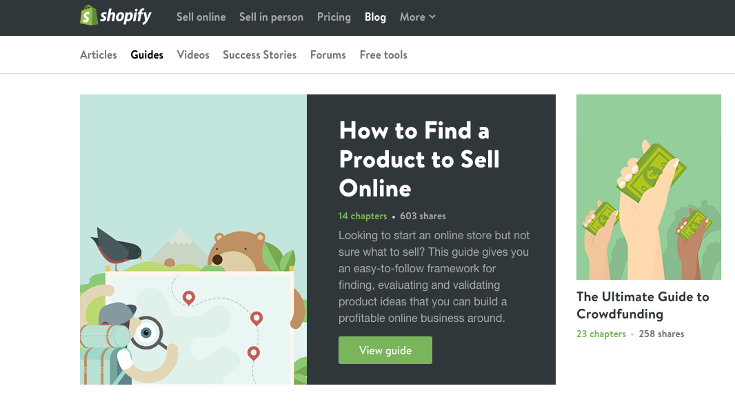 shopify blog