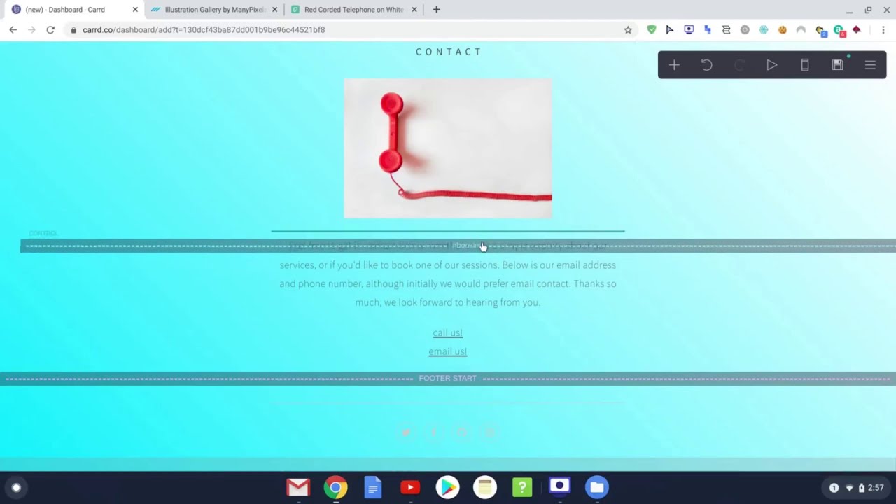 A Beginner's Guide to creating a website with Carrd & Calendly
