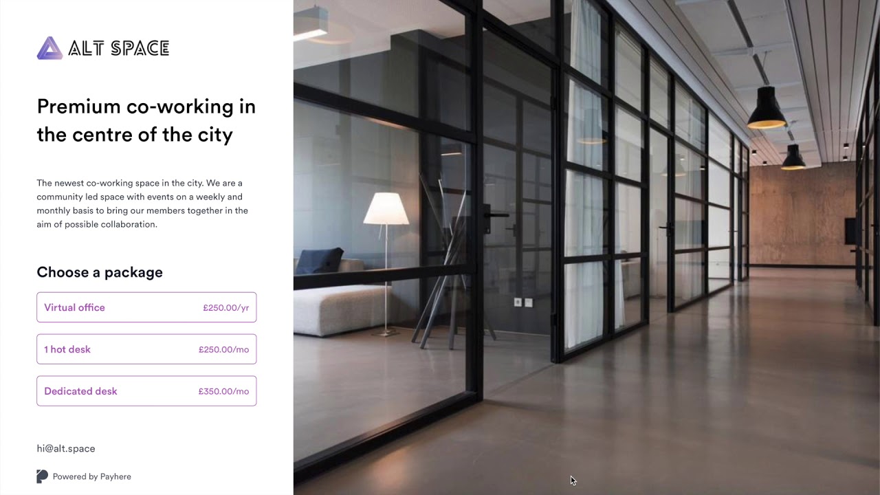 Create your own Website and Take Payments online